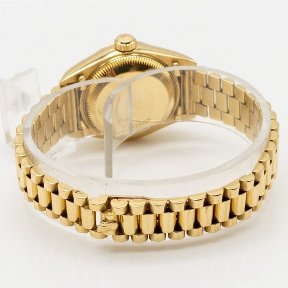 ROLEX 18K GOLD PRESIDENTIAL LADIES WATCH!! RARE! W/ ORIGINAL PAPERS! - Picture 2 of 5